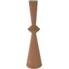 image:imageDeco 79 Metal Art Deco Fluted Vase 6 x 6 x 24 BlackBrown