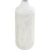 image:imageDeco 79 Metal Decorative Vase Textured Centerpiece Vase Flower Vase for Home Decoration 7 x 7 x 17 GrayGray