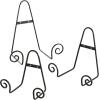 image:imageDeco 79 Metal Scroll Tabletop and Hanging Wall Rack Display Easel Set of 3 10 8 6H Black