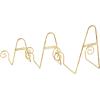 image:imageDeco 79 Metal Scroll Tabletop and Hanging Wall Rack Display Easel Set of 3 10 8 6H Gold