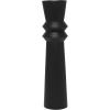 image:imageDeco 79 Metal Tall Art Deco Fluted Floor Vase 8 x 8 x 32 Black