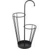 image:imageDeco 79 Metal Umbrella Stand 2 Section with Umbrella Shaped Handle 13 x 8 x 27 BlackBlack