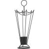image:imageDeco 79 Metal Umbrella Stand 2 Section with Umbrella Shaped Handle 13 x 8 x 27 BlackBlack