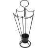 image:imageDeco 79 Metal Umbrella Stand 2 Section with Umbrella Shaped Handle 13 x 8 x 27 BlackBlack