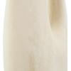 image:imageDeco 79 Paper Mache Decorative Vase Abstract Rounded Centerpiece Vase with Double Openings Flower Vase for Home Decoration 9 x 3 x 12 BeigeBeige