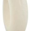 image:imageDeco 79 Paper Mache Decorative Vase Abstract Rounded Centerpiece Vase with Double Openings Flower Vase for Home Decoration 9 x 3 x 12 BeigeBeige