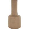 image:imageDeco 79 Paper Mache Decorative Vase Abstract Rounded Centerpiece Vase with Double Openings Flower Vase for Home Decoration 9 x 3 x 12 BeigeBrown