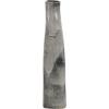 image:imageDeco 79 Paper Mache Decorative Vase Abstract Rounded Centerpiece Vase with Double Openings Flower Vase for Home Decoration 9 x 3 x 12 BeigeGray