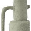 image:imageDeco 79 Paper Mache Decorative Vase Abstract Textured Centerpiece Vase with Squared Handles Flower Vase for Home Decoration 9 x 7 x 16 Light GrayCONVENIENTLY SIZED