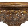 image:imageDeco 79 Polystone Decorative Decorative Bowl Ornate Decorative Container with Handles Decorative Keepsake Box 19 x 10 x 12 Gold