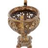 image:imageDeco 79 Polystone Decorative Decorative Bowl Ornate Decorative Container with Handles Decorative Keepsake Box 19 x 10 x 12 Gold