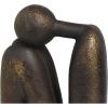 image:imageDeco 79 Polystone People Decorative Bookends Non Skid Bookends Set of 2 Office Bookends4 W 9 H BronzeBronze