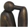 image:imageDeco 79 Polystone People Decorative Bookends Non Skid Bookends Set of 2 Office Bookends4 W 9 H BronzeBronze