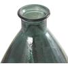 image:imageDeco 79 Recycled Glass Handmade Decorative Vase Frosted Spanish Bottle Centerpiece Vase Flower Vase for Home Decoration 7 x 7 x 29 ClearBlue