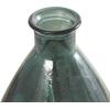 image:imageDeco 79 Recycled Glass Handmade Decorative Vase Frosted Spanish Bottle Centerpiece Vase Flower Vase for Home Decoration 7 x 7 x 29 ClearBlue