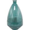 image:imageDeco 79 Recycled Glass Handmade Decorative Vase Frosted Spanish Bottle Centerpiece Vase Flower Vase for Home Decoration 7 x 7 x 29 ClearBlue