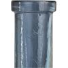 image:imageDeco 79 Recycled Glass Handmade Decorative Vase Frosted Spanish Bottle Centerpiece Vase Flower Vase for Home Decoration 7 x 7 x 29 ClearBlue