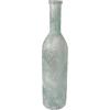 image:imageDeco 79 Recycled Glass Handmade Decorative Vase Frosted Spanish Bottle Centerpiece Vase Flower Vase for Home Decoration 7 x 7 x 29 ClearClear