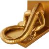 image:imageDeco 79 Resin Lizard Decorative Bookends Crawling Non Skid Bookends Set of 2 Office Bookends7 W 6 H GoldGold