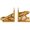image:imageDeco 79 Resin Lizard Decorative Bookends Crawling Non Skid Bookends Set of 2 Office Bookends7 W 6 H GoldGold