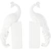 image:imageDeco 79 Resin Lizard Decorative Bookends Crawling Non Skid Bookends Set of 2 Office Bookends7 W 6 H GoldWhite