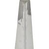 image:imageDeco 79 Stainless Steel Metal Decorative Vase Hammered Centerpiece Vase Flower Vase for Home Decoration 4 x 4 x 15 SilverSilver