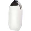 image:imageDeco 79 Stainless Steel Metal Decorative Vase Hammered Centerpiece Vase Flower Vase for Home Decoration 4 x 4 x 15 SilverSilver