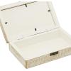 image:imageDeco 79 Wood Tree Handmade Decorative Box Decorative Keepsake Boxes with Hinged Lid Set of 3 Storage Boxes BrownWhite