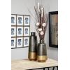 image:imageThe Novogratz Metal Decorative Vase Centerpiece Vases with Gold Base Set of 2 Flower Vases for Home Decoration 20 15H Dark Gray