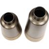 image:imageThe Novogratz Metal Decorative Vase Centerpiece Vases with Gold Base Set of 2 Flower Vases for Home Decoration 20 15H Dark Gray