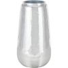 image:imageDeco 79 Fiberglass Decorative Vase Mosaic Floor Centerpiece Vase with Blue Interior Flower Vase for Home Decoration 16 x 16 x 30 SilverSilver