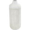 image:imageDeco 79 Metal Decorative Vase Textured Centerpiece Vase Flower Vase for Home Decoration 7 x 7 x 17 GrayGray