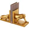 image:imageDeco 79 Resin Lizard Decorative Bookends Crawling Non Skid Bookends Set of 2 Office Bookends7 W 6 H GoldGold