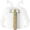 image:imageDeco 79 Resin Lizard Decorative Bookends Crawling Non Skid Bookends Set of 2 Office Bookends7 W 6 H GoldWhite