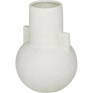 image:imageCosmoLiving by Cosmopolitan Ceramic Vase 8 x 8 x 11 WhiteWhite