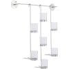 image:imageCosmoLiving by Cosmopolitan Metal Solid Wall Sconce 23 x 6 x 27 Silver