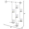 image:imageCosmoLiving by Cosmopolitan Metal Solid Wall Sconce 23 x 6 x 27 Silver