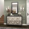 image:imageDeco 79 Stainless Steel Metal 2 Candle Wall Sconce Set of 2 19 14H SilverSilver