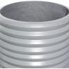 image:imageDeco 79 Magnesium Oxide Round Planter Set of 3 18 16 14H GrayGray