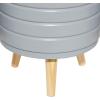 image:imageDeco 79 Magnesium Oxide Round Planter Set of 3 18 16 14H GrayWhite