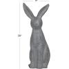 image:imageDeco 79 Polystone Rabbit Decorative Garden Sculpture Indoor Outdoor Garden Statue Outdoor Sculpture 7 x 8 x 20 Gray7 x 8 x 20