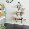 image:imageDeco 79 Wood Indoor Outdoor 3 Tier Plantstand 32 x 13 x 56 Brown