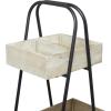 image:imageDeco 79 Wood Indoor Outdoor 3 Tier Plantstand 32 x 13 x 56 Brown