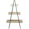 image:imageDeco 79 Wood Indoor Outdoor 3 Tier Plantstand 32 x 13 x 56 Brown