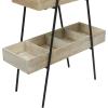 image:imageDeco 79 Wood Indoor Outdoor 3 Tier Plantstand 32 x 13 x 56 Brown