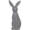 image:imageDeco 79 Polystone Rabbit Decorative Garden Sculpture Indoor Outdoor Garden Statue Outdoor Sculpture 7 x 8 x 20 Gray7 x 8 x 20