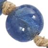 image:imageDeco 79 Glass Handmade Round Long Garland with Tassel with Knotted Brown Jute 87 x 1 x 1 Blue