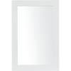 image:imageDeco 79 Wooden Rectangular Minimalistic Wall Mirror 24 x 1 x 36 WhiteWhite