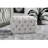 image:imageDeco 79 Linen Fabric Room Ottoman Tufted Bench Ottoman Bench 28 x 19 x 19 Beige