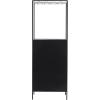 image:imageDeco 79 Metal 10 Bottle Standing Wine Rack with Wine Glass Holders and Wood Accents 21 x 15 x 40 Black24 x 14 x 67